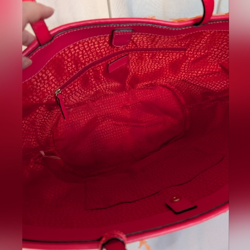 Kate Spade New York Anabette Woven Straw And Colorful Fringe Tote Bag - Picture 7 of 8